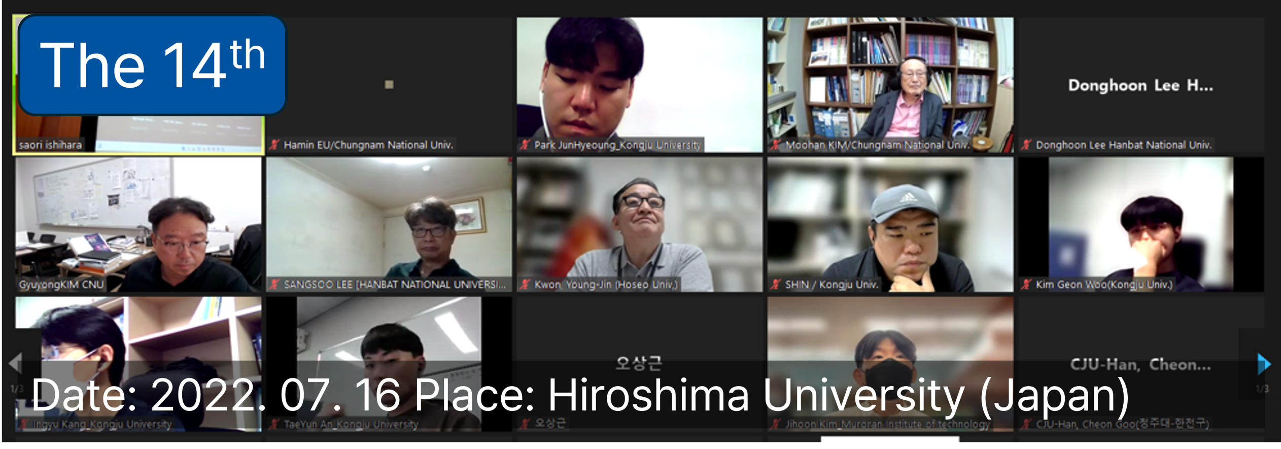 14th Symposium Group Photo